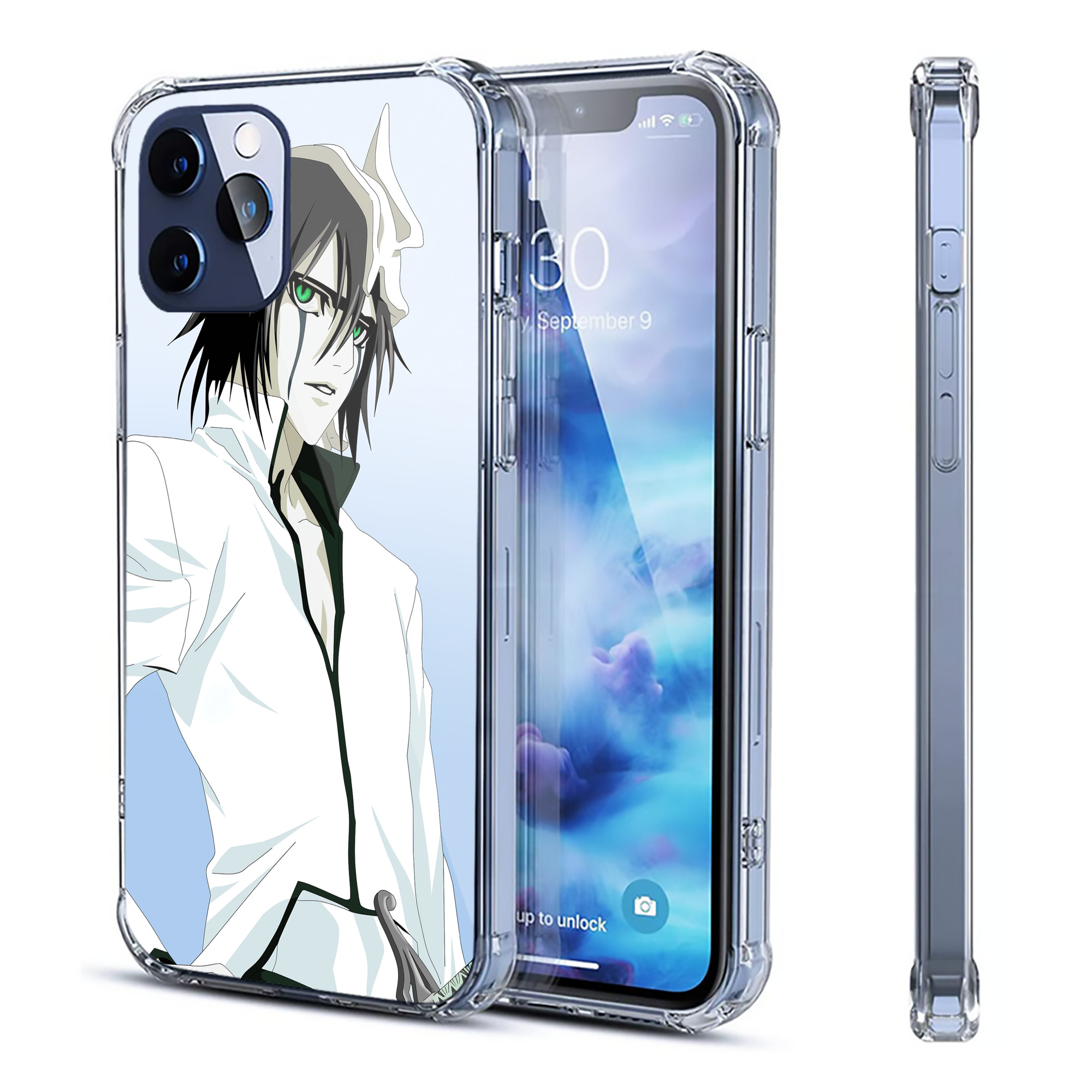 （画像用） ブリーチ BLEACH 【iPhone 12シリーズ対応】透明スマホケース（クリアソフトケース）